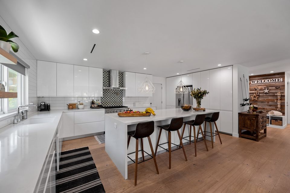 Remodeled kitchen